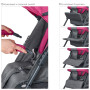 КОЛЯСКА ДЕТСКАЯ ME 1029 BREEZE PINK Розовая