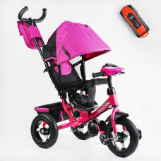 Велосипед 3-х кол. 3390 / 18-344 Best Trike (1) НАДУВНІ КОЛЕСА d=29см. переднє, d = 26см. задні, ФАРА З USB, пульт 