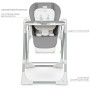 Стульчик-качели ME 1087 SWAN Dark Gray
