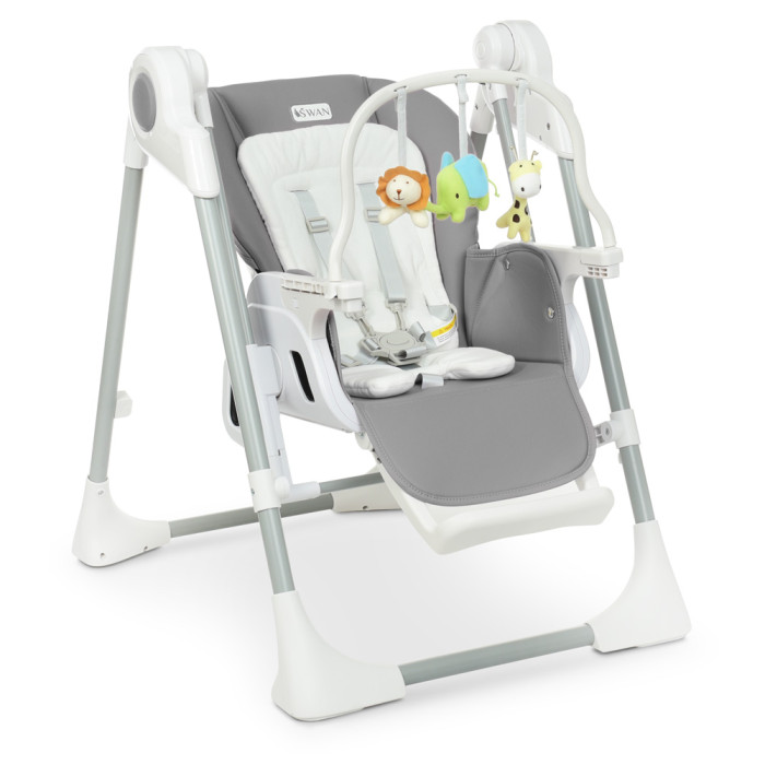 Стульчик-качели ME 1087 SWAN Dark Gray