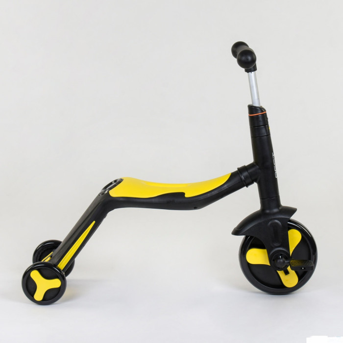 Самокат 3в1 JT 10993 Best Scooter самокат-велобег-велосипед Жёлтый