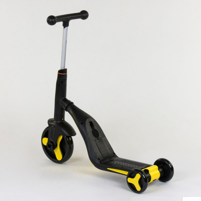 Самокат 3в1 JT 10993 Best Scooter самокат-велобег-велосипед Жёлтый