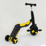 Самокат 3в1 JT 10993 Best Scooter самокат-велобег-велосипед Жёлтый