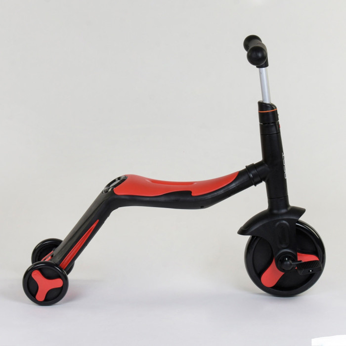 Самокат 3в1 JT 28288 Best Scooter самокат-велобег-велосипед Красный