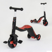 Самокат 3в1 JT 28288 Best Scooter самокат-велобег-велосипед Червоний
