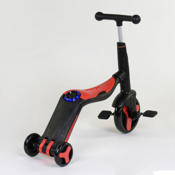 Самокат 3в1 JT 28288 Best Scooter самокат-велобег-велосипед Красный