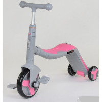 Самокат 3в1 JT 90601 Best Scooter самокат-велобег-велосипед Розовый