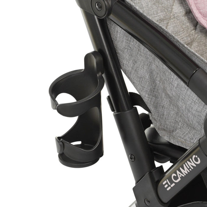 КОЛЯСКА ДЕТСКАЯ ME 1058 WISH PINK GRAY Розвая