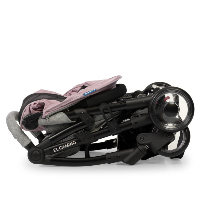 КОЛЯСКА ДЕТСКАЯ ME 1058 WISH PINK GRAY Розвая