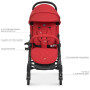 КОЛЯСКА ДЕТСКАЯ ME 1058 WISH RED Красная