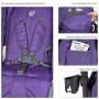 КОЛЯСКА ДЕТСКАЯ ME 1029 BREEZ VIOLET Фиолетовая