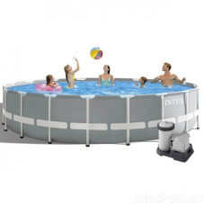 Intex Бассейн каркасный 26732 NP  549-122 см, насос 5 687 л/ч, объем воды - 24311л
