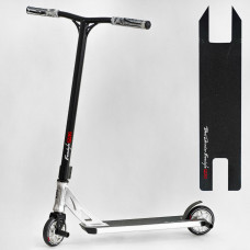 Самокат трюковый N- 31020 "Best Scooter" (2) "Freestyle", HIC-система, ПЕГИ, алюминиевый диск и дека, колёса PU, d=120мм, ширина руля 58 см 