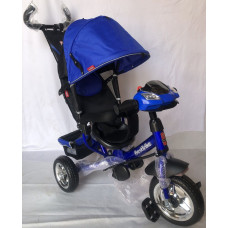 Велосипед 6588 - 33-458 Best Trike КОЛЕСО ПЕНА, d=25см переднее, d=20см задние, ФАРА, в коробке 