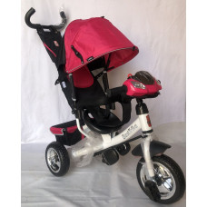 Велосипед 6588 - 34-547 Best Trike  КОЛЕСО ПЕНА, d=25см переднее, d=20см задние, ФАРА, в коробке 