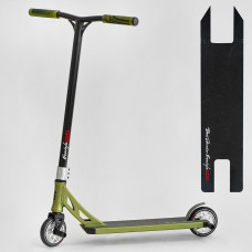 Самокат трюковый N- 56307 "Best Scooter" (2) "Freestyle", HIC-система, ПЕГИ, алюминиевый диск и дека, колёса PU, d=120мм, ширина руля 58 см 