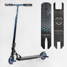 Самокат трюковый PL-71744 Best Scooter (4) "Portal" HIC-система, ПЕГИ, алюминиевый диск и дека, колёса PU, d=120мм, ширина руля 58 см 