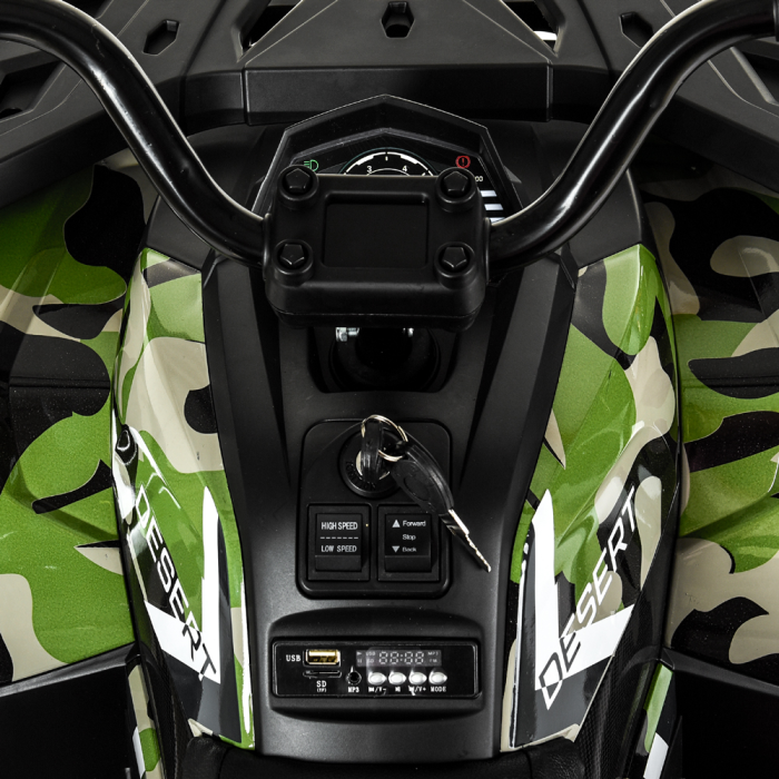 Детский Квадроцикл Bambi M 4081EBLRS-18 Черный