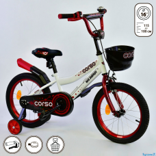 Велосипед 16" дюймов 2-х колёсный R - 16070 "CORSO" 