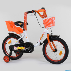 Велосипед 16" дюймов 2-х колёсный 1685 "CORSO" 