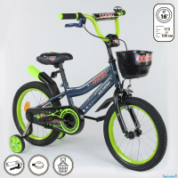 Велосипед 16" дюймов 2-х колёсный R - 16900 "CORSO" 