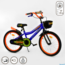 Велосипед 20" дюймов 2-х колёсный R - 20722 "CORSO" 