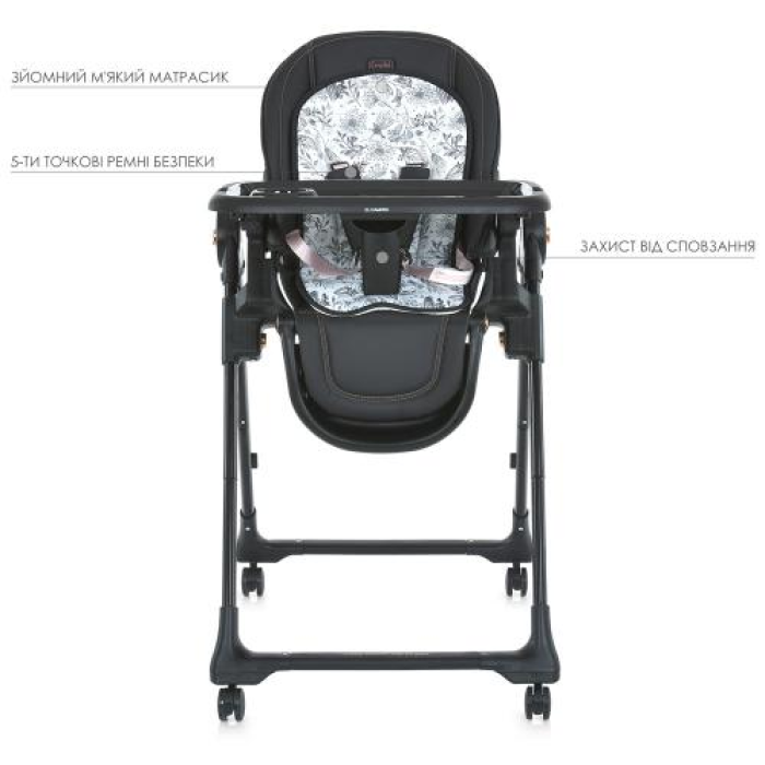 Стільчик ME 1037-B CRYSTAL Black Gold