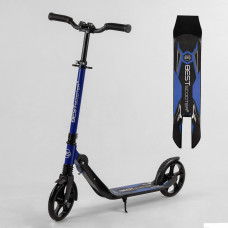 Самокат двоколісний 67490 "Best Scooter"  затиск керма, колеса PU - 20 см, 1 амортизатор 