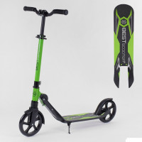Самокат двоколісний 48664 "Best Scooter"  затиск керма, колеса PU - 20 см, 1 амортизатор