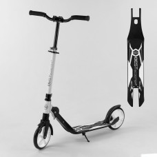 Самокат двоколісний 87280 "Best Scooter"  затиск керма, колеса PU - 20 см, 1 амортизатор 