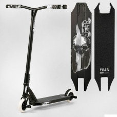 Самокат трюковий МТ-30377 Best Scooter  "FEAR", SCS-система, ПЕГИ, алюмінієвий диск та дека, колеса PU, d=115мм, ширина керма 58 см 