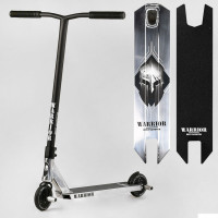 Самокат трюковий Т-30401 Best Scooter  "Warrior", HIC-система, ПЕГИ, алюмінієвий диск та дека, колеса PU, d=120 мм, ширина керма 58 см 