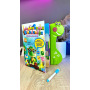 Книга Віммельбух 51822  "WToys", ОЗВУЧУВАННЯ УКР. МОВОЮ, 19 тем, казки, пісні, загадки, скоромовки, сенсорні кнопки, маркер “пиши-витирай”, в коробці