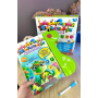 Книга Віммельбух 51822  "WToys", ОЗВУЧУВАННЯ УКР. МОВОЮ, 19 тем, казки, пісні, загадки, скоромовки, сенсорні кнопки, маркер “пиши-витирай”, в коробці