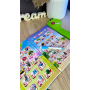 Книга Віммельбух 51822  "WToys", ОЗВУЧУВАННЯ УКР. МОВОЮ, 19 тем, казки, пісні, загадки, скоромовки, сенсорні кнопки, маркер “пиши-витирай”, в коробці