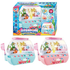Музичний акваріум 49579  "WToys", 2 кольори, ОЗВУЧУВАННЯ УКРАЇНСЬКОЮ МОВОЮ, підсвічування, казки, пісні, Bluetooth, нічник, USB-кабель, в коробці