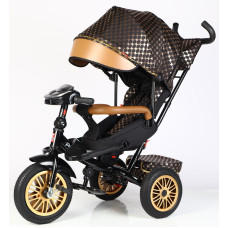 Велосипед 3-х кол. 8066 / 515-09 BestTrike "Perfetto" (1) поворотне сидіння, колеса гумові надувні, кошик, фара музична, USB, Bluetooth, в коробці 