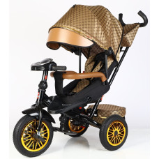 Велосипед 3-х кол. 8066 / 910-25 BestTrike "Perfetto" (1) поворотне сидіння, колеса гумові надувні, кошик, фара музична, USB, Bluetooth, в коробці 