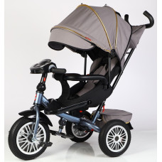 Велосипед 3-х кол. 8066 / 470-16 BestTrike "Perfetto" (1) поворотне сидіння, колеса гумові надувні, кошик, фара музична, USB, Bluetooth, в коробці 