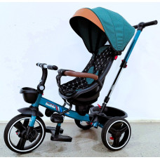 Велосипед 6390 – 14-154 BestTrike "Oscar" (1) ПОВОРОТНЕ СИДІННЯ, КЕРМО СКЛАДАЄТЬСЯ, КОЛЕСА З ПРОГУМОВАНИМ PU, КОШИК, ТЕЛЕСКОПІЧНА РУЧКА 