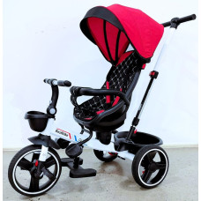 Велосипед 6390 – 22-918 BestTrike "Oscar" (1) ПОВОРОТНЕ СИДІННЯ, КЕРМО СКЛАДАЄТЬСЯ, КОЛЕСА З ПРОГУМОВАНИМ PU, КОШИК, ТЕЛЕСКОПІЧНА РУЧКА 