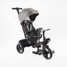 Велосипед 6390 – 18-698 BestTrike "Oscar" (1) ПОВОРОТНЕ СИДІННЯ, КЕРМО СКЛАДАЄТЬСЯ, КОЛЕСА З ПРОГУМОВАНИМ PU, КОШИК, ТЕЛЕСКОПІЧНА РУЧКА 