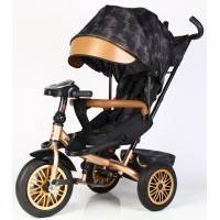 Велосипед 3-х кол. 8066 / 380-29 BestTrike "Perfetto" (1) поворотне сидіння, колеса гумові надувні, кошик, фара музична, USB, Bluetooth, в коробці