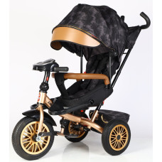 Велосипед 3-х кол. 8066 / 380-29 BestTrike "Perfetto" (1) поворотне сидіння, колеса гумові надувні, кошик, фара музична, USB, Bluetooth, в коробці