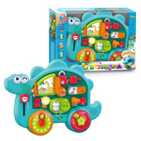 Бізіборд 72024  "WToys", ОЗВУЧУВАННЯ УКРАЇНСЬКОЮ МОВОЮ, 15 казок, 15 пісень, 15 загадок, 15 скоромовок, звуки, підсвічування, пальчикові ігри, тріскачки, в коробці 