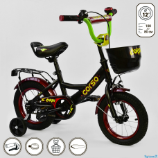 Велосипед 12" дюймов 2-х колёсный G-12172 "CORSO"