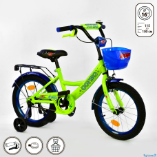 Велосипед 16" дюймов 2-х колёсный G-16520 "CORSO" 